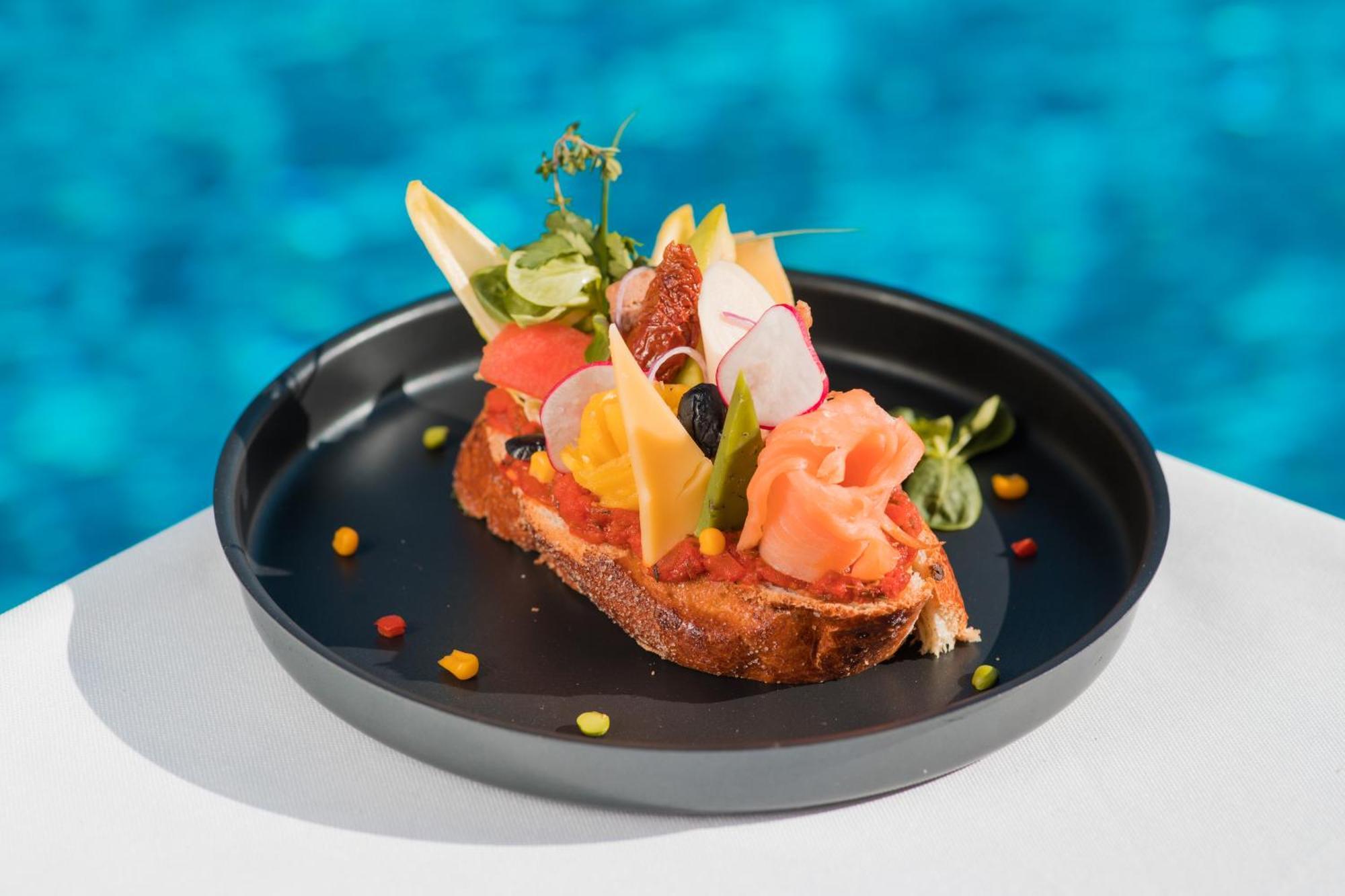 Grand Mogador Agdal & Spa Marrakesh Eksteriør bilde Salmon toast
